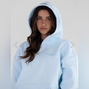 Comfrt Collection Pastel Edit Baby Blue Hoodie Size Medium NEW!